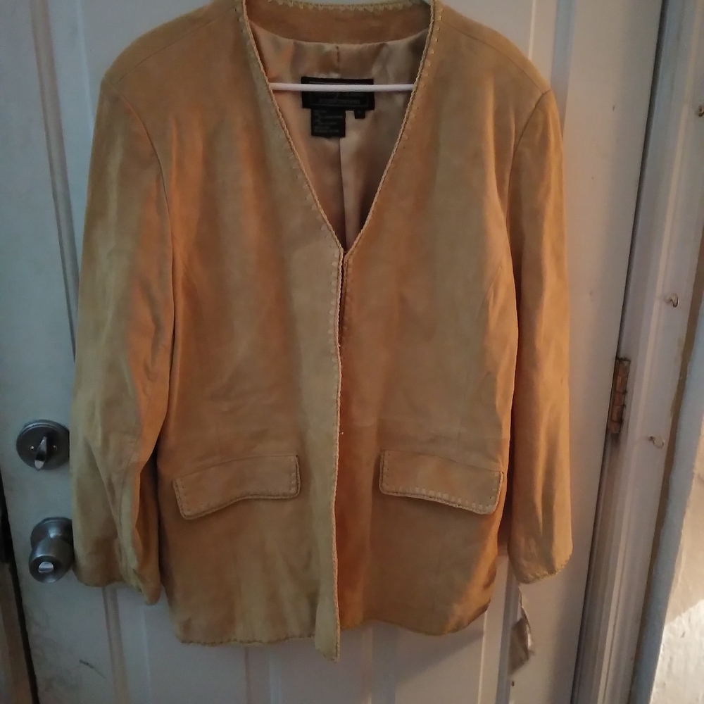 NWT Suede Leather Jacket